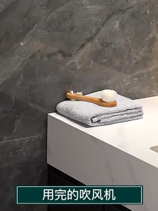 MLADEN Hair Dryer Holder Shaver Storage Rack Organizer Wall Mounted Bathroom Hair Blower Bracket Stand Hanger