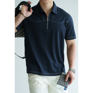 UBV | High End Moisture Wicking Tencel Linen Silk Polo Shirt