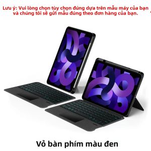 Bao Da Bàn Phím Rời Cho iPad Pro 11 12.9 iPad Air 11 13 M2/M3 Air 5 4 6 10.2 Thế Hệ 7/8/9/10 - Bao Bàn Phím Máy Tính Bảng