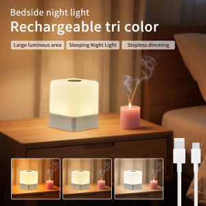 3/16 Color Touch Color Change Night Light Bedroom Desk Lamp Bedside Lamp Dimmable USB Charging Portable Indoor Decorative Light