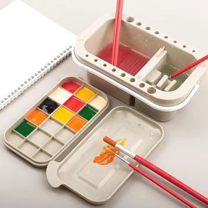 3Pcs/Set Paint Brush Cleaner High Quality Multi-function Pen Barrel Brush Holder Art Supplies Multi-Purpose Paint Brush Washer