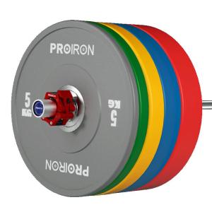 PROIRON | Weightlifting Rubber Dumbbell Discs 20kg