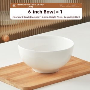 Microwave Safe Ceramic Dining Bowl Set Jingdezhen