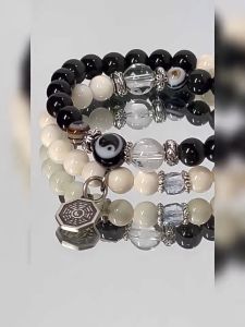 【Bestella✨COD】Gelang Periferal Anime Gaya Cina Gelang Manik-manik Uniseks Gelang Retro Berlapis Ganda