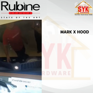 SYK Rubine RCH-MARK X-90BL Kitchen Hood Cooker Hood And Hob Stove Kitchen Penyedut Asap Dapur Gas