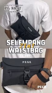 Tas Selempang Bahu Polos Korea Style Bisa Digunakan Untuk Clutch Slingbag Bahu Pria Kasual - PG 8847