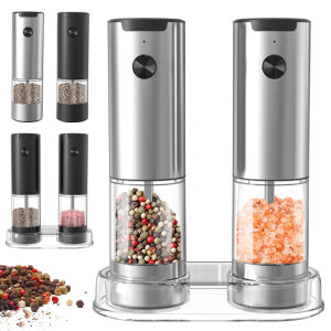Electric Salt & Pepper Grinder With Adjustable Coarseness: A Battery-Powered Kitchen Gadget Tool