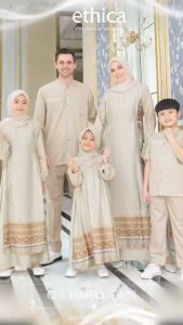 TERMURAH LADIVA 11 OXFORD TAN BY ETHICA SARIMBIT KELUARGA LEBARAN HARI RAYA KEKINIAN TERBARU 2025 GAMIS DAN KOKO