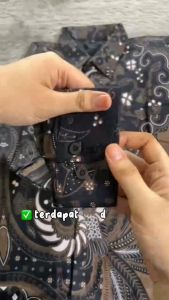 Batik Pria Lengan Panjang Lapis Furing Premium Standar Jumbo Katun Warna Rose Gold Batik Ambari KBL 56
