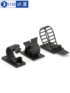 Adhesive Cable Tie Holder Punch-Free Electric Wiring Harness Clamp Cord Manager Cable Clamp Cable Clamp Cable Routing Handy Gadget CL-2