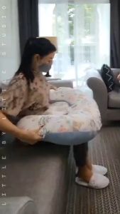 Tuch (ทัช) หมอนรองให้นม รุ่นมัลติฟังก์ชั่น ปรับเป็นเบาะกันแหวะนมลดอุ้มเรอ โซฟาหัดนั่ง แยกหมอนได้ ผ้าฝ้ายถอดซักได้ ใยแน่น ขนาดใหญ่60x60x20cm หมอนรองน้ำหนัก หมอนรองน้ำหนัก ทัช - Lazada