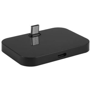 Black Mobile Phone Desktop Type-C Charger Stand Holder Cellphone Usb-C Charging Docking Station