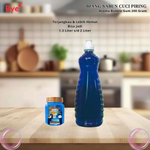 Biang Sabun Pembersih Piring Aroma Bubble Gum Hypoallergenic Bebas Sulfat 200g