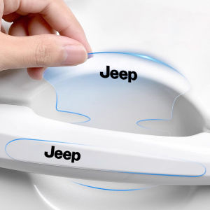 Jeep | 8Pcs TPU Car Door Bowl Anti-scratch Sticker Decals Accessories For Jeep Grand Cherokee Wrangler Gladiator Compass Renegade Valve