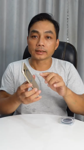 Gương cầu lồi mini gắn điện thoại để selfie bằng camera sau
