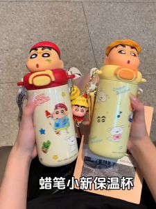 480ML เครื่องเก็บความเย็น ขวดน้ำเก็บความเย็น-ร้อน กระบอกน้ำ ขวดน้ำเด็ก สแตนเลส 316 ถ้วยน้ําเด็กน่ารักแก้วร้อนและเย็น