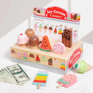 Wooden Kitchen Toy Set for Boys And Girls Afternoon Tea Simulation Cooking Pretend Play Tools Realistic Family Role Play Set
