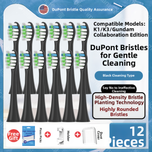 Electric Toothbrush Head Compatible with Yunnan Baiyao Jin Kou Jian JK-1501 High Quality Replacement Head for Oral Care