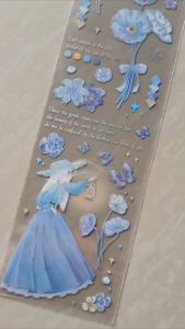 WHITE RABBIT STICKER PET STIKER FOR JOURNALING & SCRAPBOOK MOTIF KELINCI LUCU CUTE ALA DONGENG FAIRYTALE ALICE IN WONDERLAND