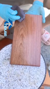 Sơn PU bảo vệ nội thất Gỗ không màu chống thấm nướcchống mốc Tophouse Lotux không màu gốc nước một thành phần