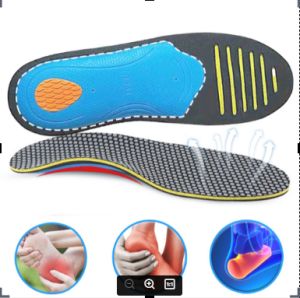1 pair of orthopedic gel insoles Orthopedic arch support Flat foot healthy sole pads Insoles Insert pressure relief pads Plantar fasciitis men and women
