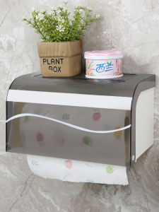 Double Celebration Suction Cup Toilet Paper Holder Kitchen Paper Towel Rack No Drilling Required Bathroom Organizer