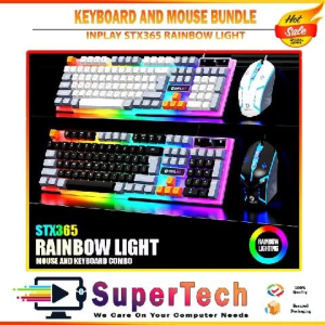 Inplay STX365 RGB Keyboard and Mouse Set Combo | Gaming Keyboard Mouse Set For Computer & Laptop
