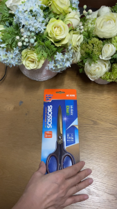 Kéo Cắt Văn Phòng Phủ Titan 19.5cm Cao Cấp Nhập Khẩu Hàn Quốc Thương Hiệu Alpha