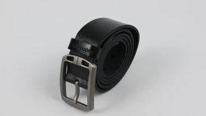 Ikat Pinggang Pria Cowok Kulit Dewasa Keren Hitam Style Korea