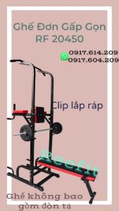 Giàn tập xà đơn xà kép đa năng máy tập tổng hợp tay vai bụng cao cấp RF-20450 ( không kèm tạ đòn tạ ) ( Tặng kèm 2 khóa tạ 1317 )