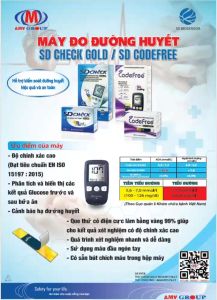 Que thử đường huyết SD Codefree SD Check Gold Hàn Quốc sử dụng đơn giản tại nhà