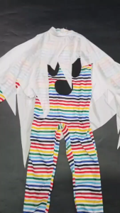 ชุดแฟนซีเด็ก ชุดฮาโลวีนเด็ก Rainbow Ghost ผีน้อยสายรุ้งสุดคิ้วต์ (FANCY514)