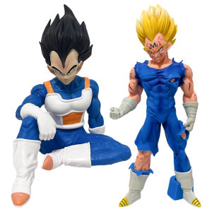 Bandai | Anime 20cm Dragon Ball Figure Goku Vegeta Figures Action Battle Damage Statue Anime Figurine Pvc Model Doll Collection Toy Gifts