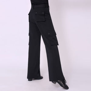 DANBAOLUO | Mens Versatile Dance Pants for Latin Ballroom Square Dancing