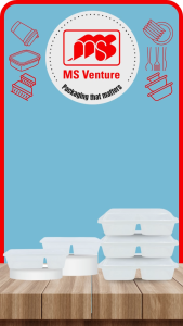 {MSV} 2 Compartments Lunch Box Microwavable Plastic Takeaway (840ml-1200ml) Anti Leak Durable MS 900D MS 900DS MS 1200D
