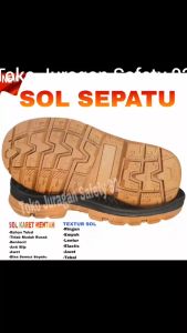 Insole Sepatu Pdl Sole Berkualitas Anri Slip Tahan Oli MInyak Panas Midsole Kartey Mentah Segala Macam Sepatu Safety