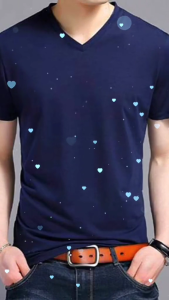 ( ❤️XẢ KHO GIÁ SỐC❤️ * ) Áo thun nam tay ngắn cổ tim vải cotton mềm mịn  sang trọng lịch lãm