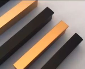 Cabinet Door Handle Wardrobe Door Drawer Modern Style Handles UD5053 ROSE GOLD BLACK