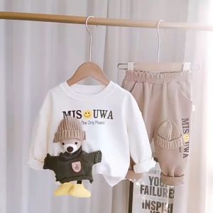 ชุดกันหนาวเด็ก ชุดเซ็ต 2 ชิ้น(เสื้อแขนยาว +กางเกงขายาว)ชุดคริสมาส เที่ยวปีใหม่ เกรดพรีเมี่ยมสุดๆผ้านุ่มมากๆ ใส่ได้ทั้งชายและหญิง