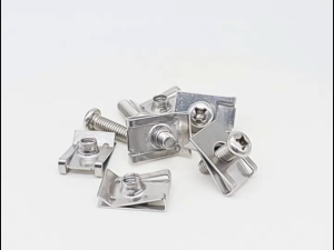 20Pcs M6 Stainless Steel U Type Clips with Thread 6mm Reed Nuts for Auto Motorcycle Scooter