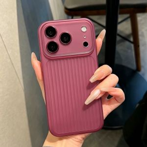 YOUSIDUN | Vỏ Bọc Mềm Trong Suốt Nhám Toàn Thân Cửa Sổ Lớn Thiết Kế Gợn Sóng cho iPhone Pro Max