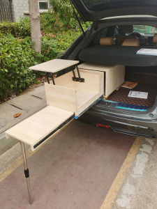 YIMUJIZHU | Custom Pull-out Slide Rear Trunk Organizer for Sedan