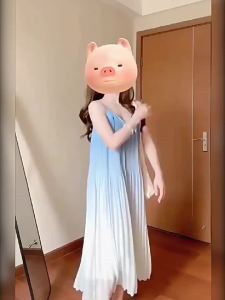 ชุดจับคู่สำหรับครอบครัวชายหาดสำหรับสามคน 2024 ชุดเดรสไล่สีสำหรับเด็กผู้หญิงสำหรับแม่และลูกในฤดูร้อน