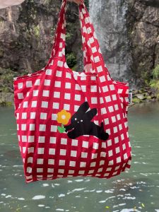 Ceefun Original Plaid Print Shopping Bag Mommy Bag Large Capacity Foldable Eco-friendly Waterproof Single Shoulder Bag