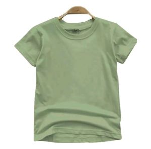 kaos anak warna Sage polos bahan lembut halus cattoon combed 30s