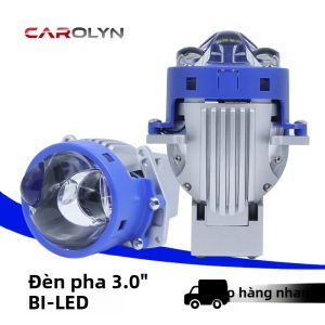 Đèn Pha Ô Tô Laser Kép Carolyn P60 Đèn LED Công Suất Cao Chùm Sáng Cao/thấp Bóng Đèn Laser Kép 6000K 160W