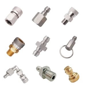 HPA GAS Foster Quick Disconnect AIR CO2 QC02 M10 NPT BSP G1/8" Filling Nipple Male/Female Adapter Coupler Plug 8mm