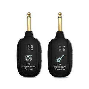 【Ready】【Vktech】A8 UHF Pick Up Acoustic Guitar Wireless Transmitter Receiver Set Range for Electric Guitars Bass Violin