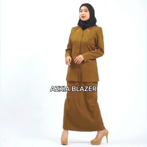 Seragam Kerja Kantor Blazer Wanita Terbaru Kekinian Reguler Polyester Premium Stretch Import Keki