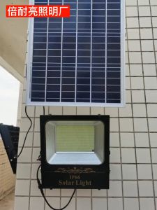 Đèn năng lượng mặt trời có điều khiển 45w đèn năng lượng mặt trời tự sáng đèn pha led ngoài trời chống mưa và chống sét điều khiển ánh sáng thông minh